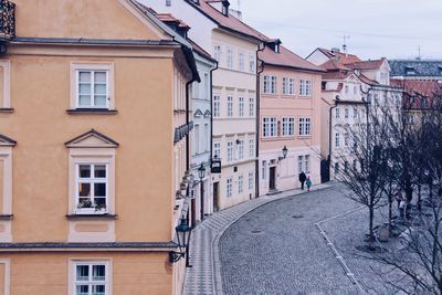 Street amidst buildings in town