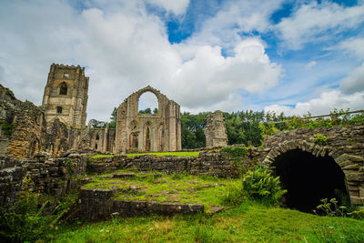 Old ruins against sky