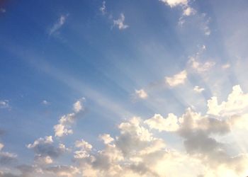 Low angle view of sky