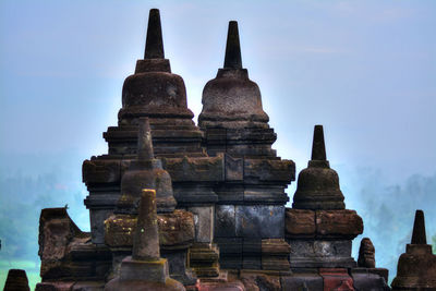 Low angle view of temple