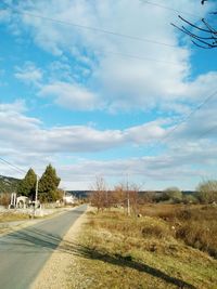 Scenic view of trees against sky