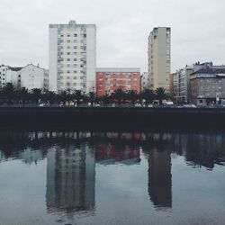 River with buildings in background