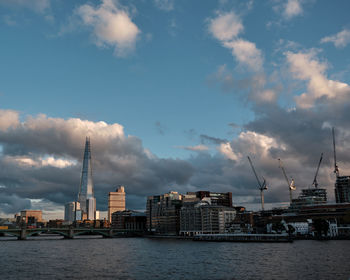 City by buildings against sky