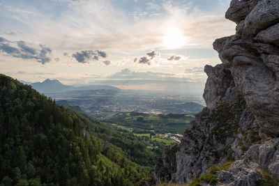 Scenic view of landscape against sky