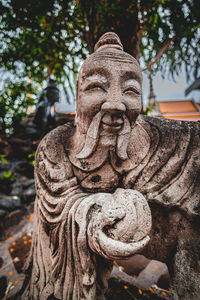 Close-up of statue