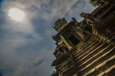 Low angle view of building against sky