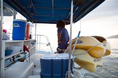 Boat in sea