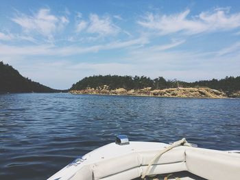 Sailboat in sea