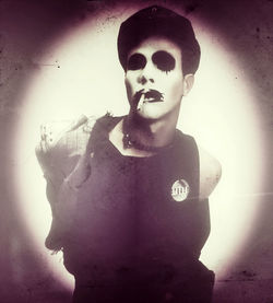 Portrait of young woman