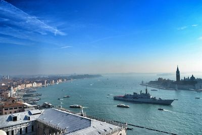 Boats in harbor