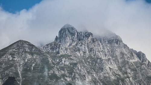 Panoramic view of mountain against sky