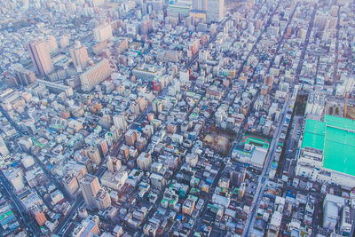 Aerial view of cityscape