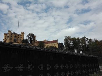 Low angle view of building against sky