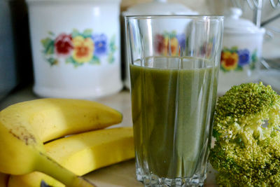 Close-up of food on table