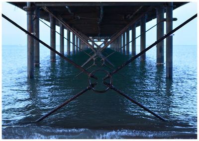 Pier in sea