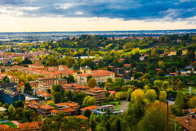Bergamo is famous to be split into upper and lower town.
