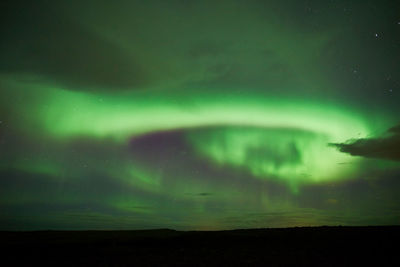 Scenic view of sky at night