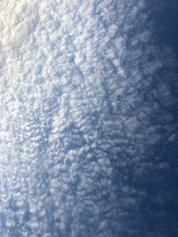 Low angle view of clouds in sky