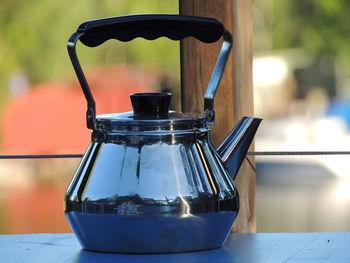 Close-up of drink on table