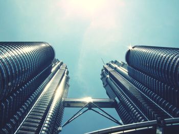 Low angle view of buildings against sky