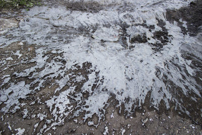 Full frame shot of rocks in water