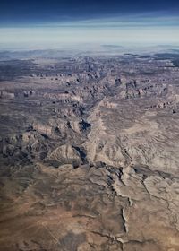 High angle view of landscape against sky