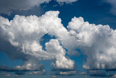 Low angle view of clouds in sky