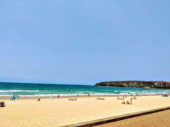 Sunny day at manly beach