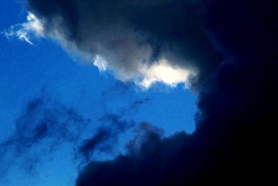 Low angle view of clouds in sky