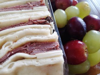 Close-up of fruits in plate