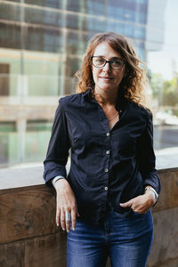 Young woman looking away