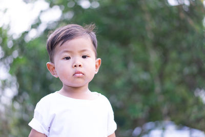 Portrait of cute boy