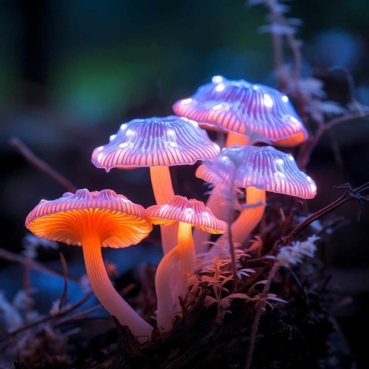 mushroom, macro photography, fungus, plant, flower, nature, beauty in nature, growth, close-up, vegetable, focus on foreground, no people, forest, animal wildlife, outdoors, tree, petal, fragility, land, autumn, aquarium, water, food, animal, wildlife, yellow, edible mushroom, animal themes, sea