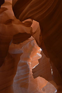 Rock formations in cave