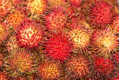 Full frame shot of fruits in market