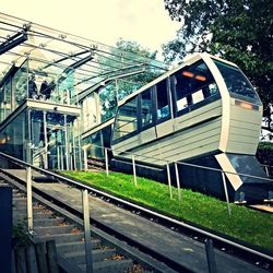 Railroad station platform