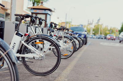 Bicycle on street