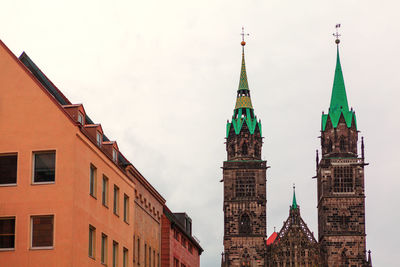 Saint laurence lutheran parish of nuremberg . gothic architecture in germany