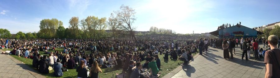 People in park