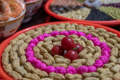 Full frame shot of multi colored decoration