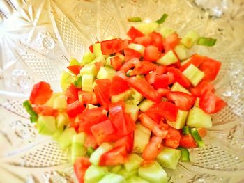 Close-up of red tomatoes