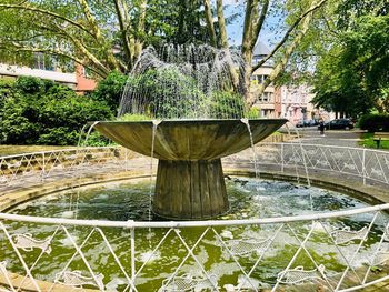 Fountain in park