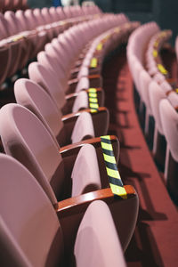 Corona measures on theatre seats