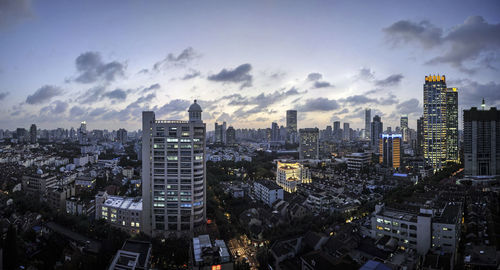 Cityscape against sky