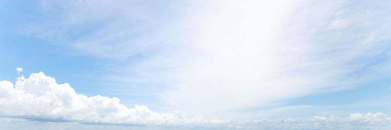 Low angle view of clouds in sky