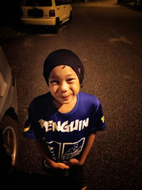 Portrait of a smiling boy