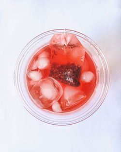 Close-up of ice cream in glass