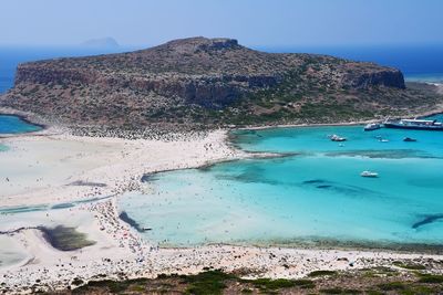 Aerial view of beach