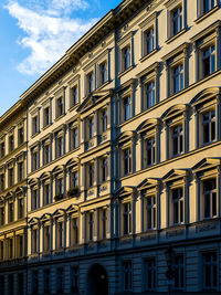 Low angle view of building against sky