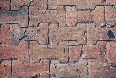 Full frame shot of brick wall